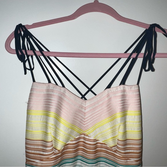 Shoshanna Leia striped midi dress (fits like a 6) - Picture 4 of 6